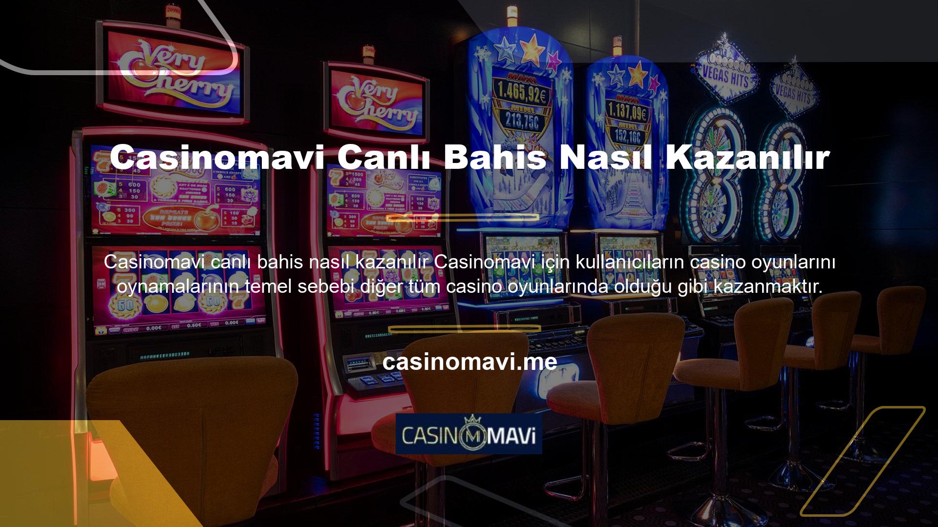 Casinomavi Bet Canlı bahis oyunu kazanmak isteyen bir oyuncu